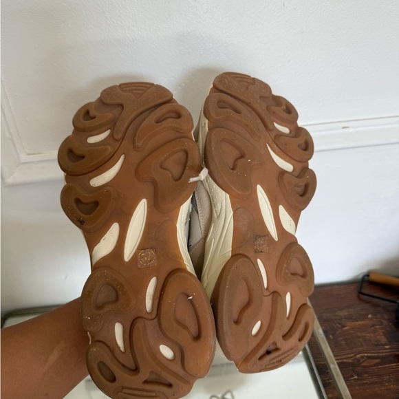 Chunky Sneakers with Purple and Tan Accents - Picture 7 of 11